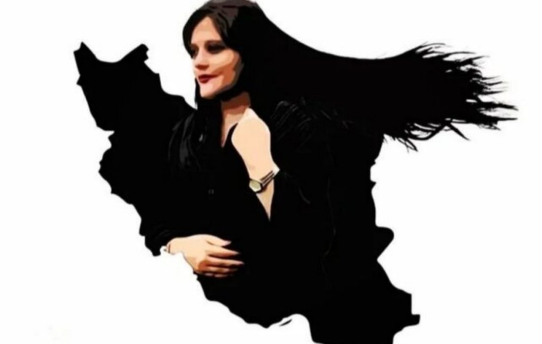 عکس پروفایل تسلیت مهسا امینی دختری که گشت ارشاد باعث فوت او شد